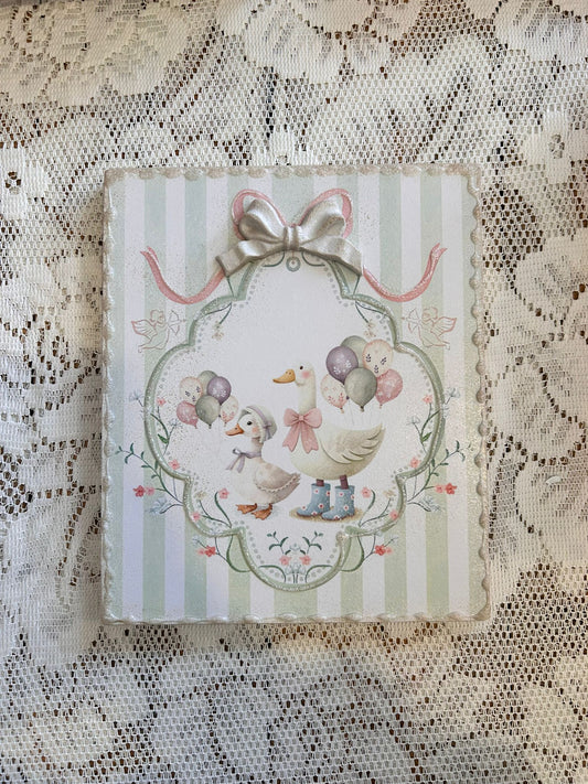 Quadro con ochette e palloncini 20x25 Cesaria Arte