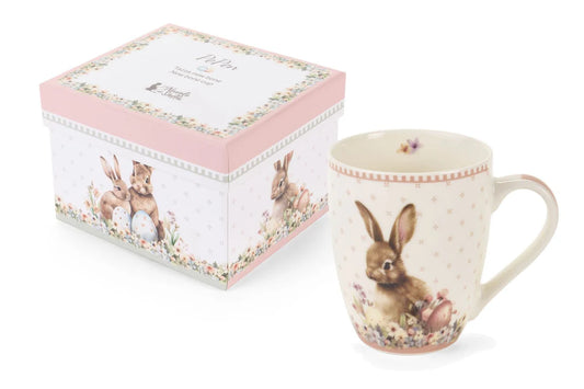 Nuvole di Stoffa Tazza mug in porcellana di pasqua "Rabbit PePen" 350 ml 2 varianti