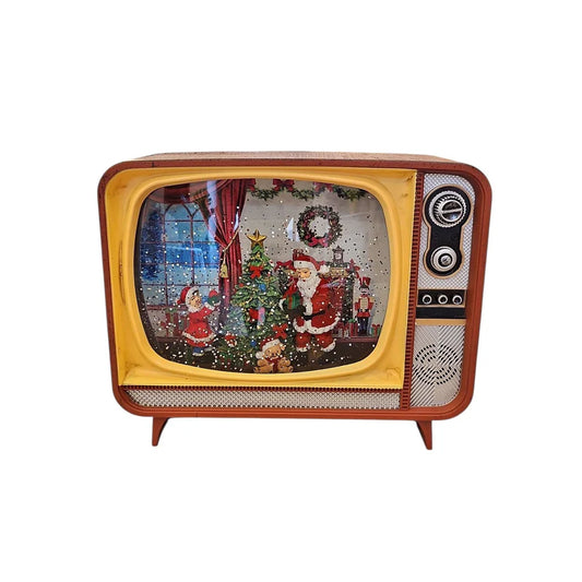 L'arte di Nacchi Radio con scena natalizia led e musica 21x12xH17 cm   WL-89  8059016525467