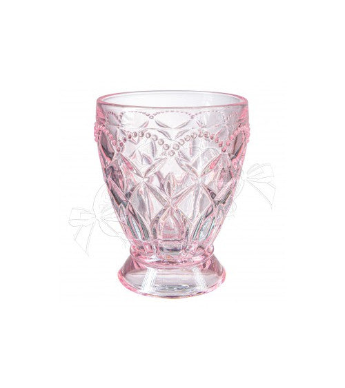 BICCHIERI PEARL  ROSA  CIPRIA COCCOLE DI CASA ART VT20111