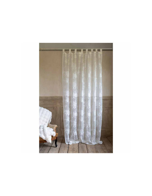 Blanc Mariclò Collezione Dentelle Tenda con passanti 10cm 80x240 cm 8016012726793