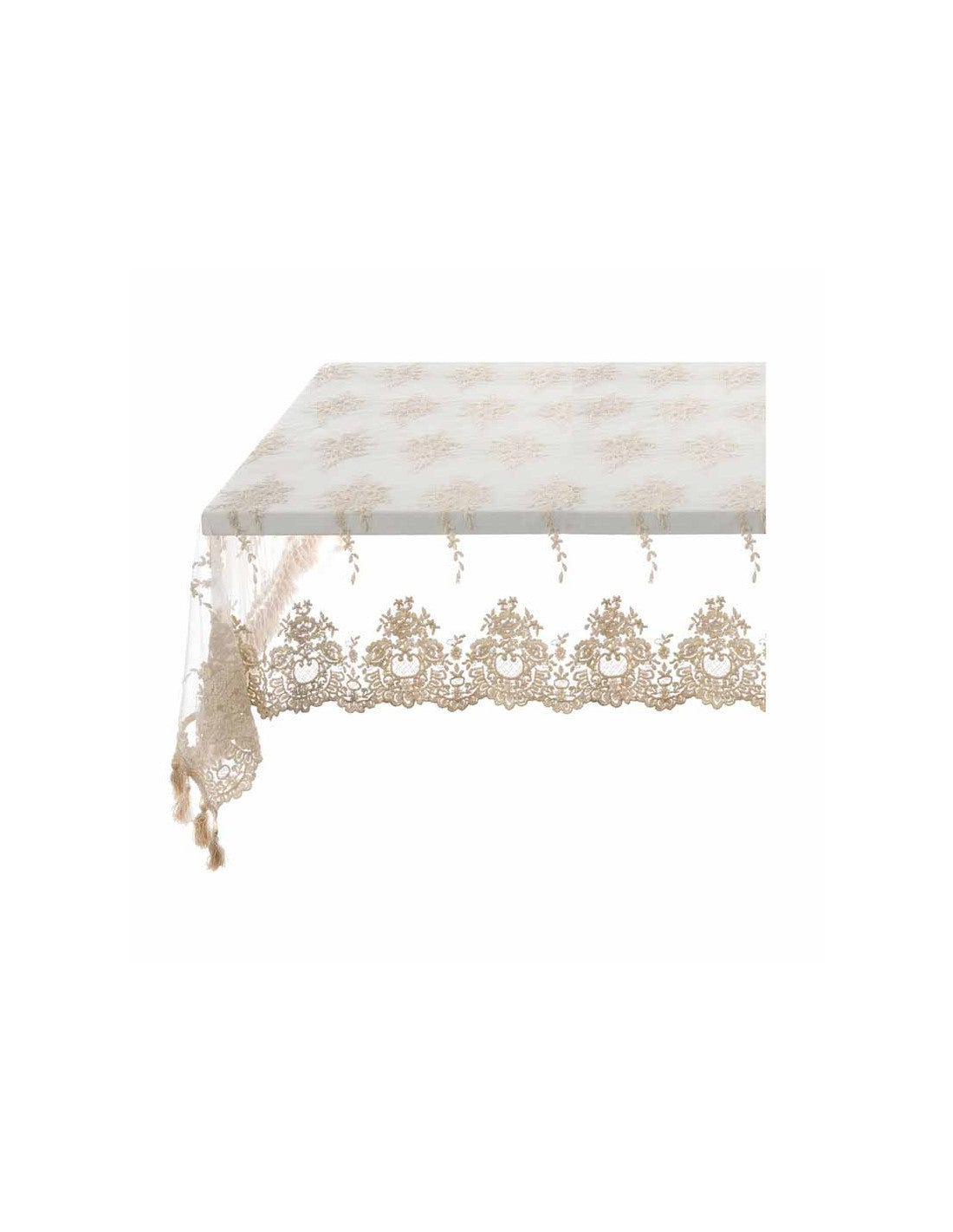 Blanc Mariclò Collezione Dentelle Tovaglia 135 x 170 cm 100% Poliestere 8016012712536