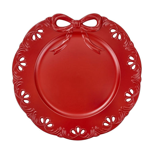 Brandani  sotto.piatto fiocco rosso  33 diametro    81166