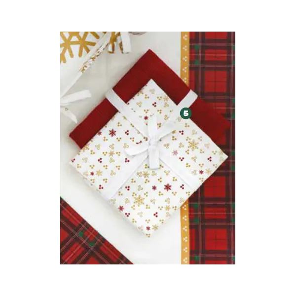 BRANDANI SET 2 STROFINACCI COLLEZIONE CHRISTMAS 8029722102627