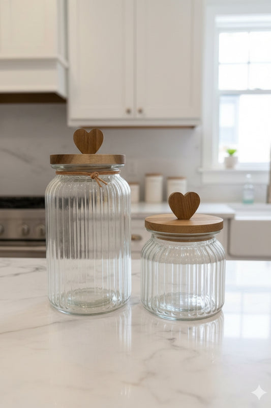 BARATTOLI IN VETRO CON CHIUSURA ERMETICA BOLTZEN