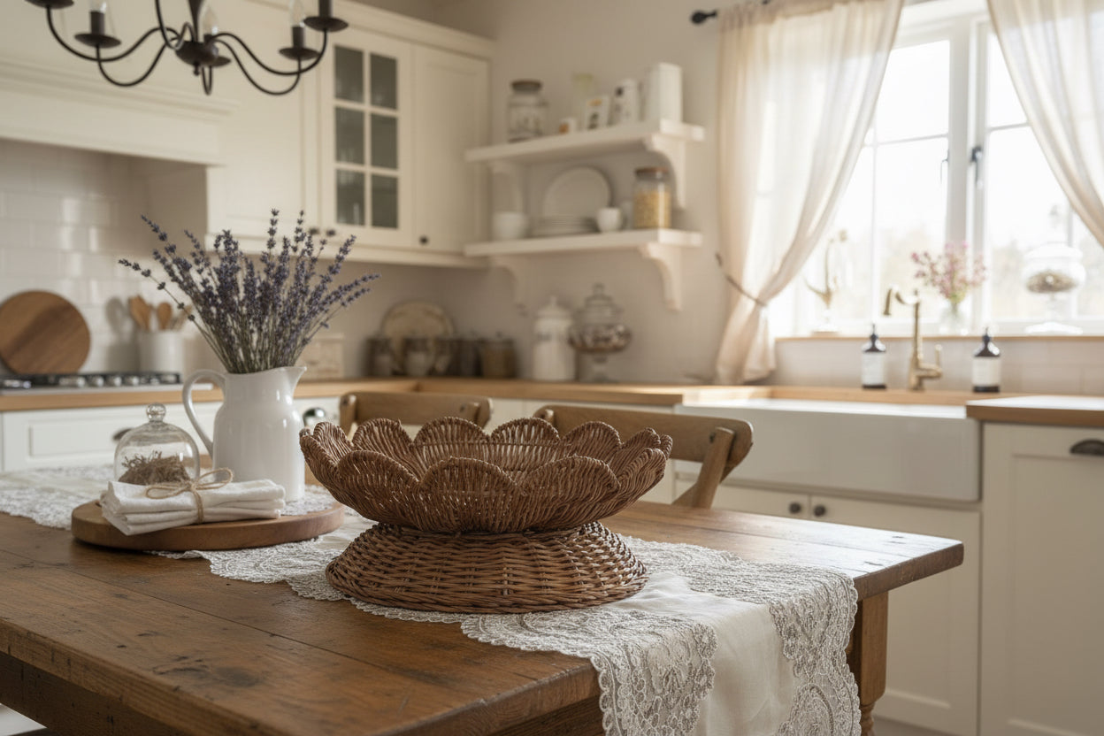 vassoio in rattan blanc mariclo a39323