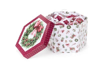 Nuvole di Stoffa Set 14 Palline + confezione "Storia di Natale" D7.5 cm