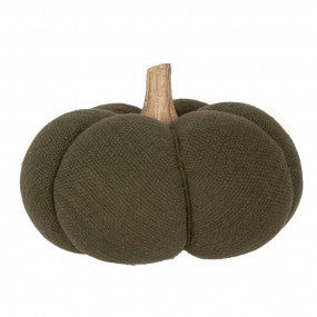 Decorazione Zucca Ø 15x12 cm Verde Poliestere  65395﻿
