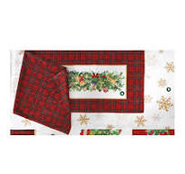 BRANDANI RUNNER BALZA TARTAN COLLEZIONE CHRISTMAS 8029722102535