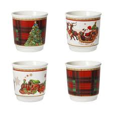 BRANDANI SET 4 BICCHIERINI CHRISTMAS 8029722899275