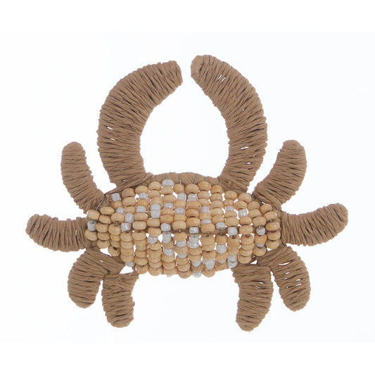 Blanc Mariclò Portatovaglioli granchio in rafia 10x12x4 cm A37769