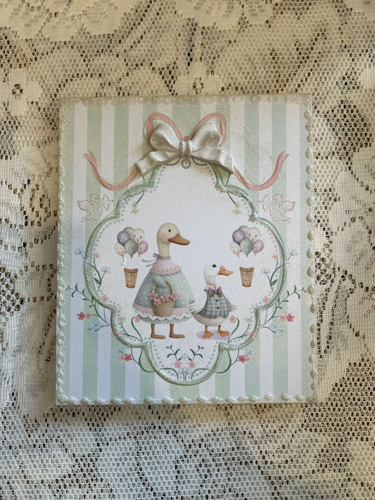 Quadro con ochette e palloncini 20x25 Cesaria Arte