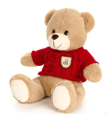 orso peluche in poliestere con scatola – Bear Wonderland