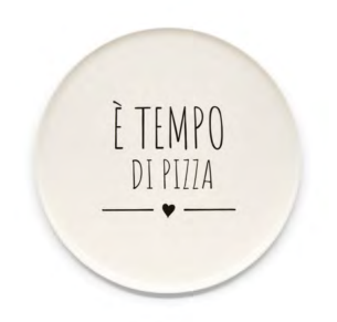 Piatto pizza “è tempo di pizza”