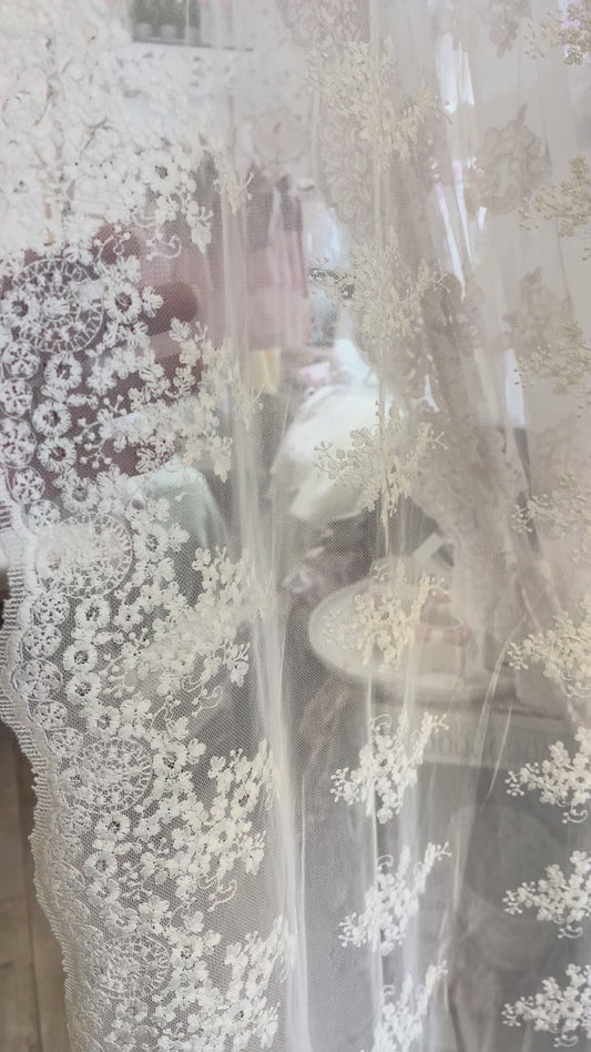 Telo tenda Amelie mia per te ogni telo misura 140x290 colore bianco