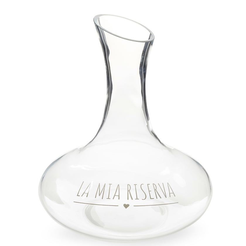 Nuvole di Stoffa Decanter per vino "La mia riserva" 1500 ml