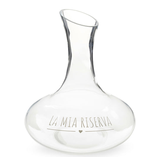 Nuvole di Stoffa Decanter per vino "La mia riserva" 1500 ml