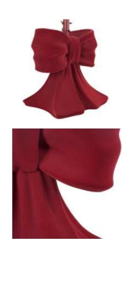 BASE ALBERO DI NATALE FIOCCO IN VELLUTO