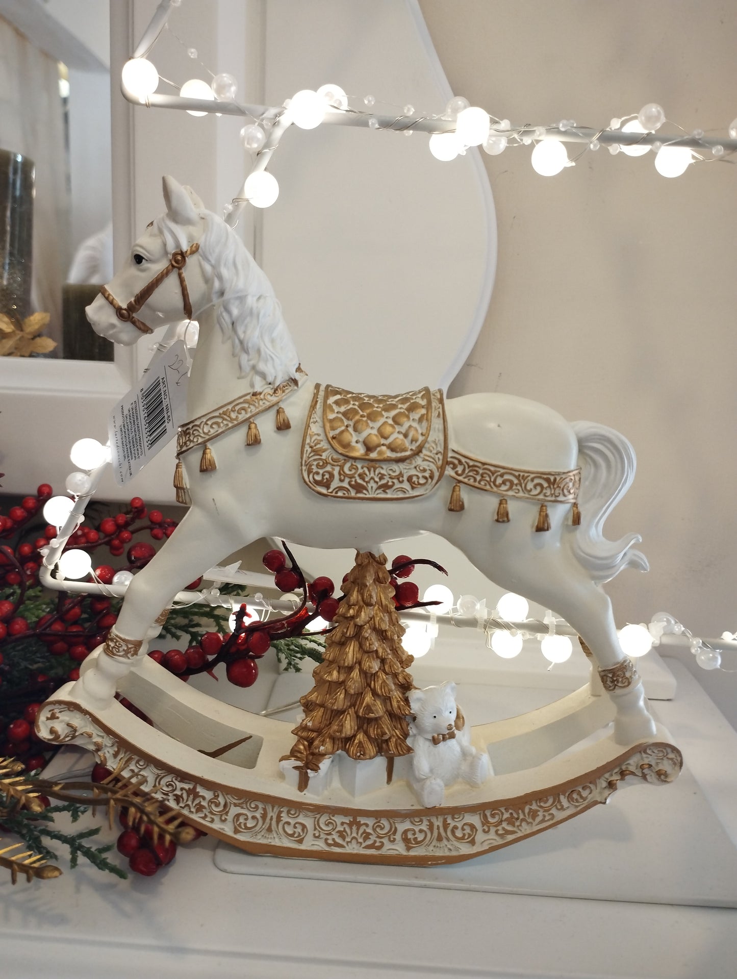 Cavallo in resina ARTE DI NACCHI misura 17x18x4