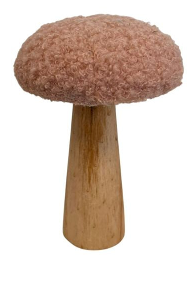 FUNGHETTO NUVOLE DI STOFFA 14CM