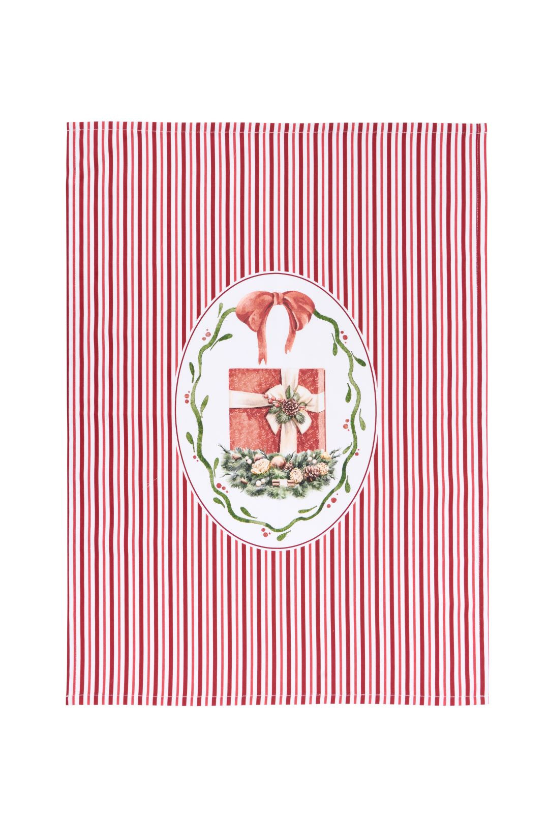 STROFINACCIO IN COTONE MAGIC NOEL NUVOLE DI STOFFA 50X70CM ROSSO