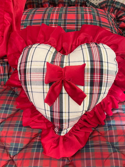 CUSCINO CUORE 40X40 +10 LA BALZA 12€