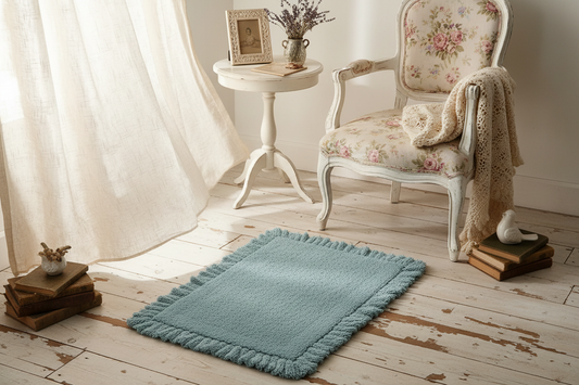 TAPPETO AZZURRO BLANC MARICLÒ CON GALA 50X130