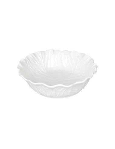 Ciotola foglia vegan bianca in porcellana brandani 51877