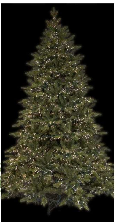 ALBERO DI NATALE VERDE IN PVC LUXURY