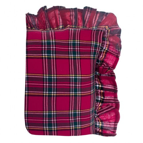 trapunta con gala a quadri rossa e verde 260x260 blanc mariclo