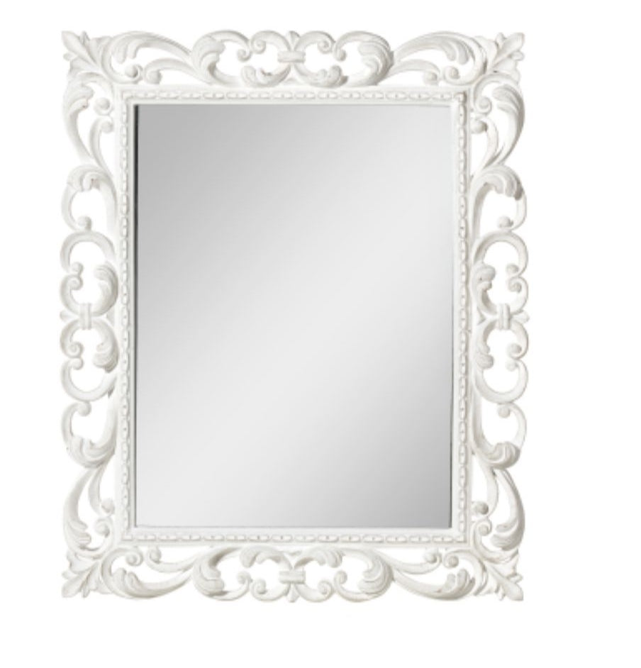 Specchio Arte di nacchi con cornice in legno mis . Lunghezza 84 larghezza 105