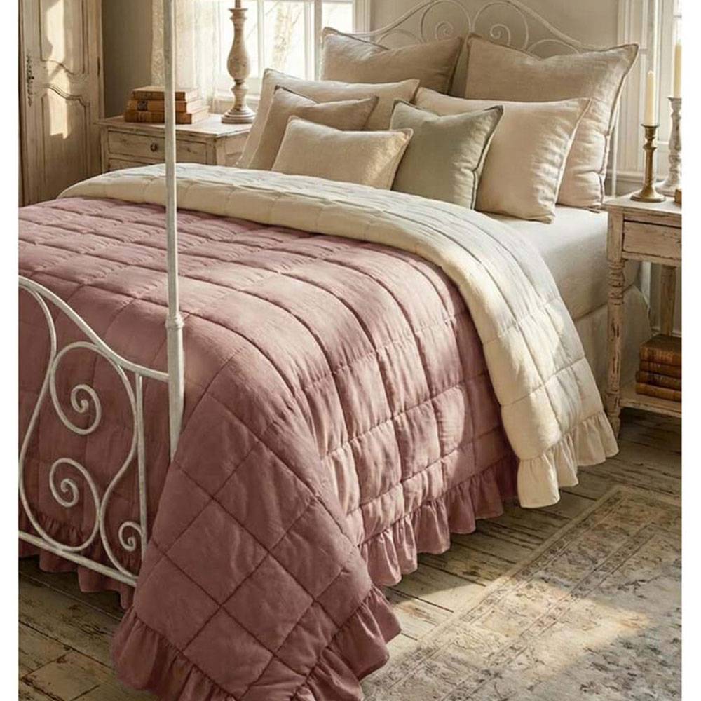 BLANC MARICLO TRAPUNTA BICOLORE CON GALE 260X260