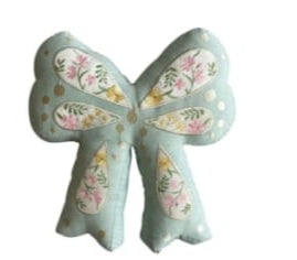 Cuscino fiocco MADEMOISELLE colore celeste misura 41x38