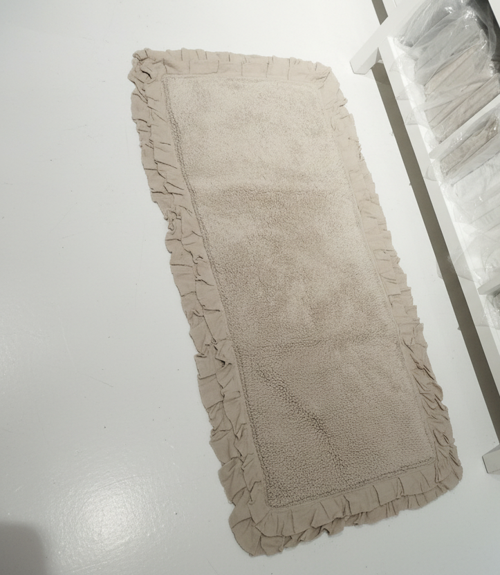 TAPPETO BEIGE BLANC MARICLÒ CON GALA 50X110