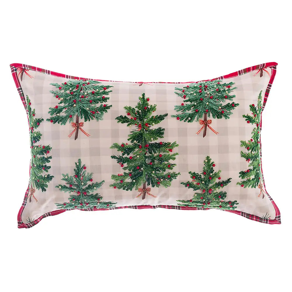 BLANC MARICLO CUSCINO RETTANGOLARE MAGIA DI ABETI 35x60
