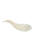 HERVIT 30442 POGGIAMESTOLO VETRO FIORI CANVAS 9X24CM CREMA SCATOLA REGALO