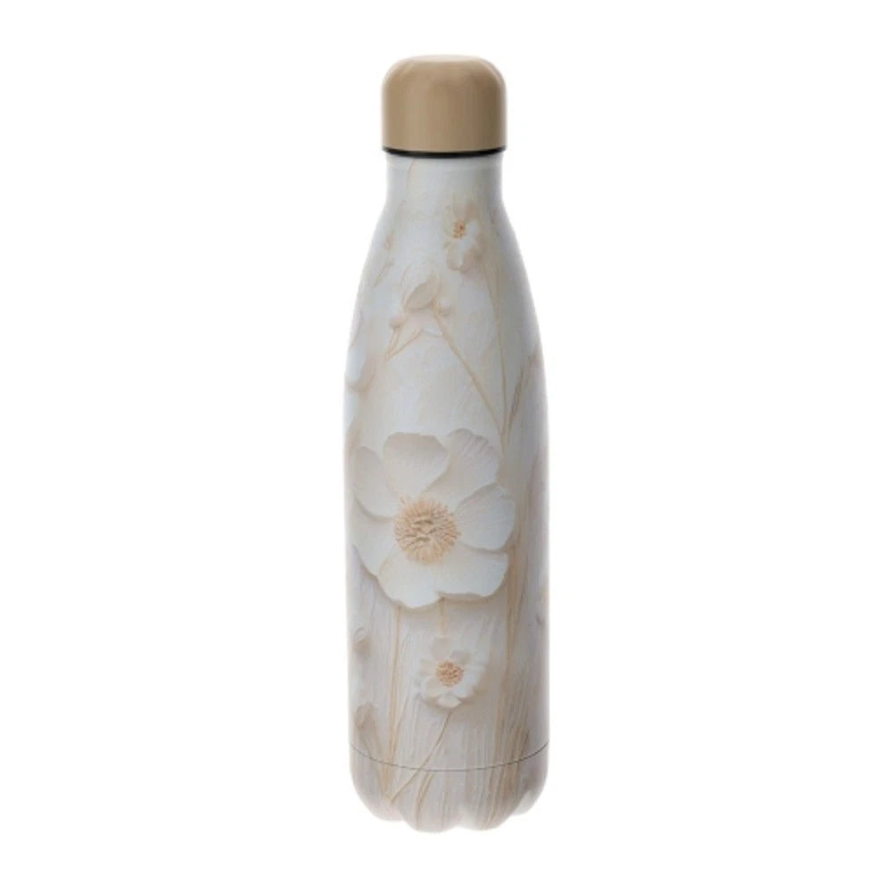 Hervit 30443 bottiglia termica 500ml Canvas dia.7x27cm ACC.INOX SCAT.REG.CREMA