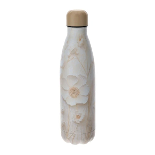 Hervit 30443 bottiglia termica 500ml Canvas dia.7x27cm ACC.INOX SCAT.REG.CREMA