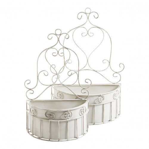 fioriere in metallo da parete per piante mathilde m