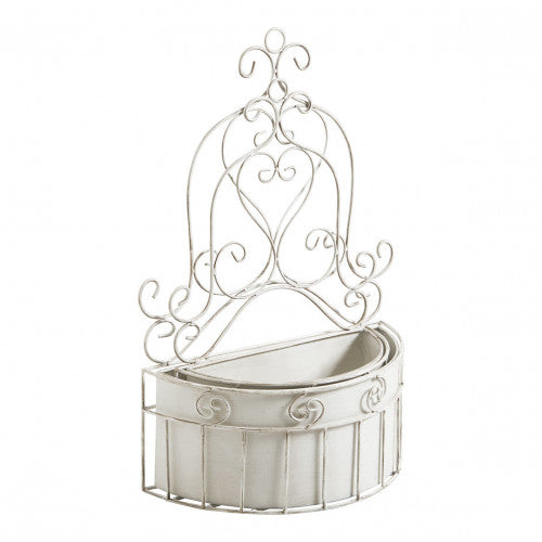 fioriere in metallo da parete per piante mathilde m