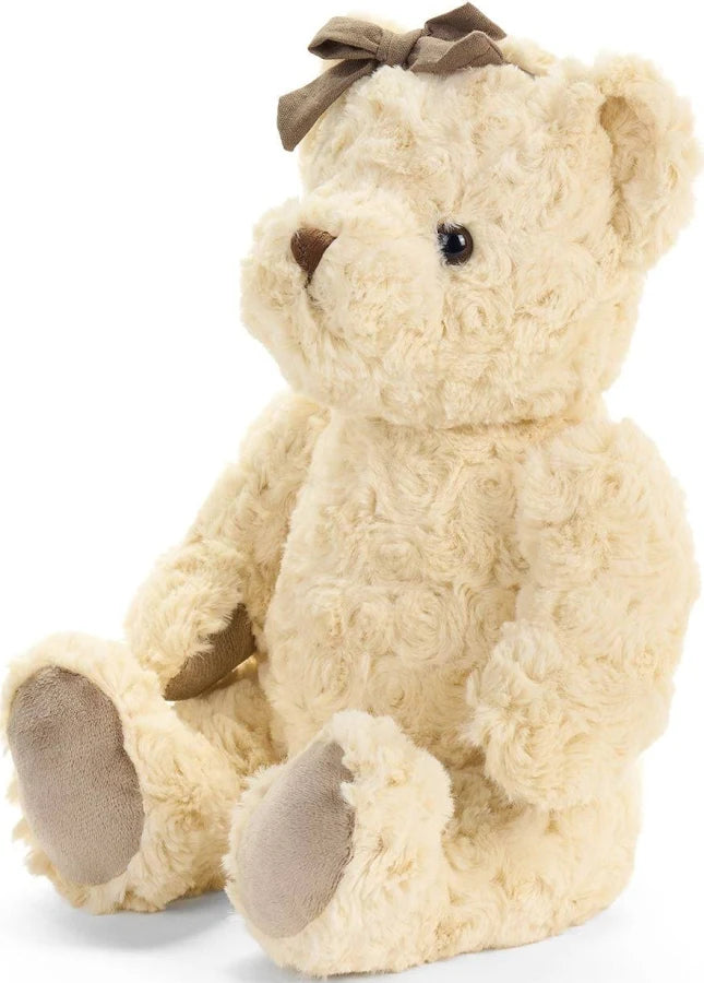 Nuvole di Stoffa Orsetta peluche con fiocco marrone "Sweer Bear" 25 cm