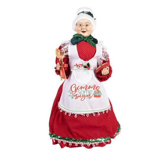 MAMMA NATALE 45 cm Rosso Tessuto 66226  8720898123286