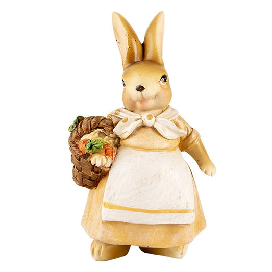 Statuetta decorativa Coniglio 13 cm Marrone