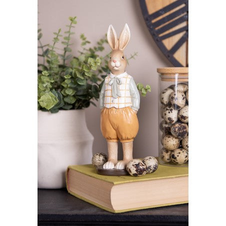 statuetta decorativa Coniglio 23 cm Marrone