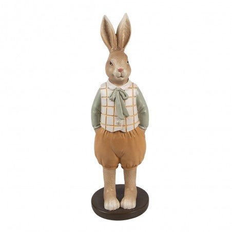 statuetta decorativa Coniglio 23 cm Marrone