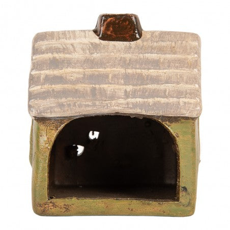 Casa portacandele in ceramica verde, 8x7x10 cm Articolo n. 6CE2186 EAN 8720898125167