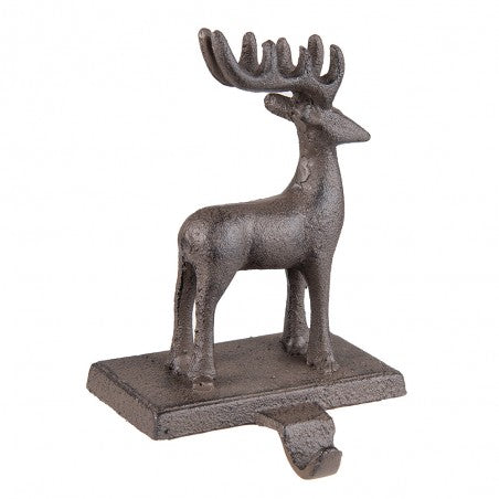 Calza di Natale all'uncinetto con renne, 13x11x21 cm, marrone, ferro da stiro Articolo n. 6Y5298 EAN 8717459922761